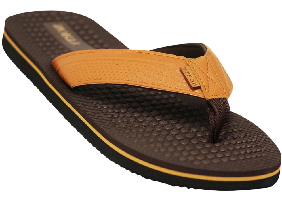 NORTY - Men's Flip Flop Sandal, Brown Tan (11123)